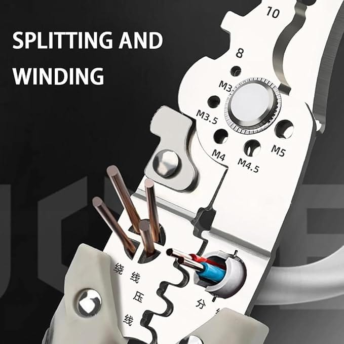 Multifunctional Wire Stripper Crimper Cable Cutter 🧰