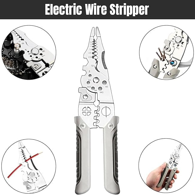 Multifunctional Wire Stripper Crimper Cable Cutter 🧰