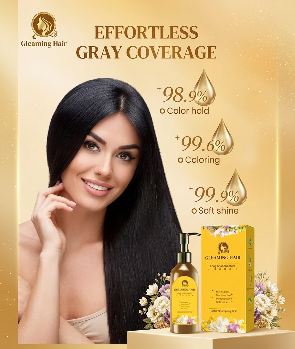 Japanese Hair Dye Shampoo – Natural Black Hair Color