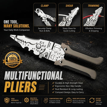Multifunctional Wire Stripper Crimper Cable Cutter 🧰