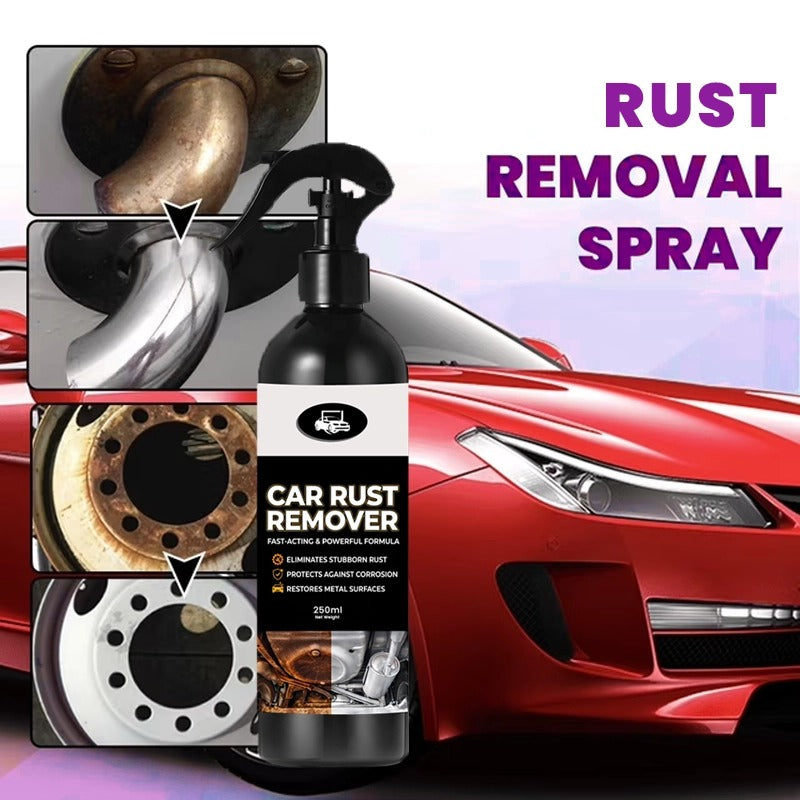 Fast-Acting Car Rust Remover & Metal Polish Spray