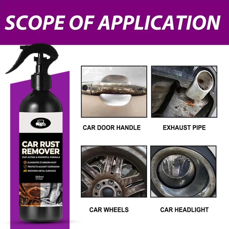 Fast-Acting Car Rust Remover & Metal Polish Spray