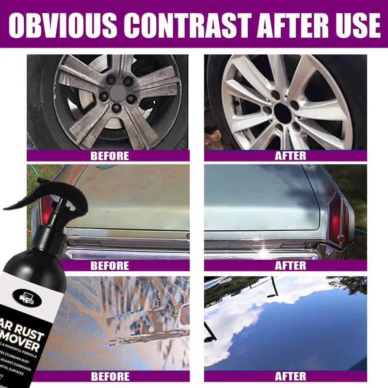 Fast-Acting Car Rust Remover & Metal Polish Spray