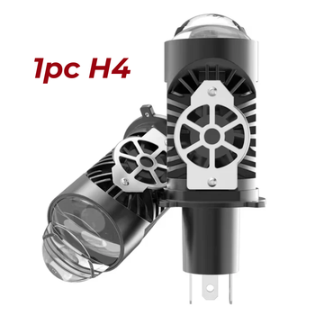 1pc Super Beam H4 Mini Projector Lens Bulb Bikes