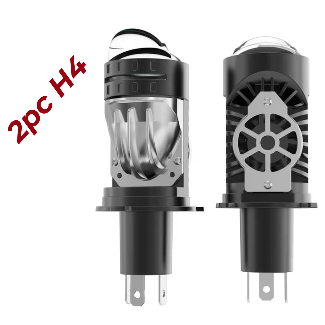 1pc Super Beam H4 Mini Projector Lens Bulb Bikes